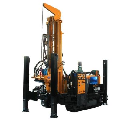 China Portable Water Wells Rock Drill Rig Hydraulic Water Well Rig Machine 300m Diesel Water Well Rig Small for sale