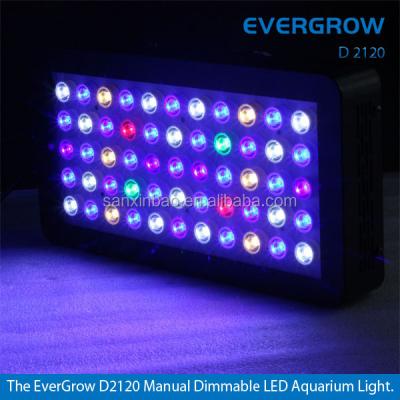 China Coral Reef Evergrow d120 120w fish tank dimming led aquarium lights and dimmable led aquarium lights 165 watt for sale