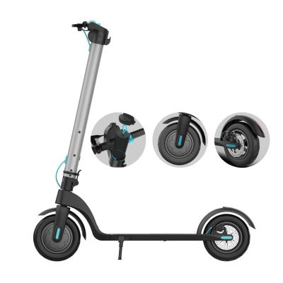 China Unisex Eu US warehouse shipping X7 350W motor lithium battery two wheel electric scooter foldable adult for sale