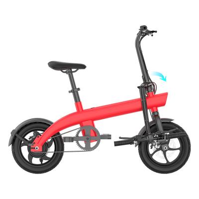 China Poling Folding Mini Bicycle 250W 36V Double Disc Brake Aluminum Alloy Electric Frame Foldable Electric Bicycle Kit (Optional) for sale