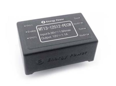 China EN60950 , GB4943 DC-DC Converters 13W Output 12 Volt  MT13-12S12-PECW for sale