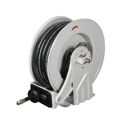 China Industrial-grade retractable oil hose reel adjustable with hose for sale