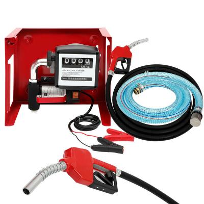 China Other Automatic Diesel Pump Set Electric Transfer Fuel Pump Meter Large Flow With Hoses for sale