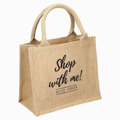 China Custom Printed Grocery Handled Tote Bag Canvas Handbag for sale