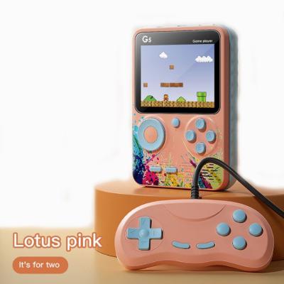 China Classic 500 Retro Video Game Console Game Console Handheld Build-in 500 Games Portable Console for sale