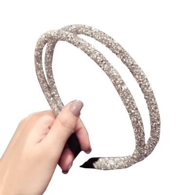 China Crystal Embellished Hairbands Headwraps Hair Accessories Bling Crystal Embellished Headbands for sale