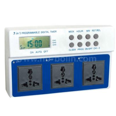 China Timer switch 3 in 1 programmable digital timer for sale