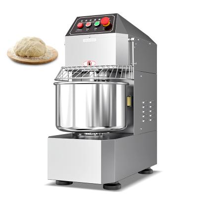 China Hot Sale High Efficency Heavy Duty Industrial Dough Mixer 20l Bread Spiral Dough Mixer Machine for sale