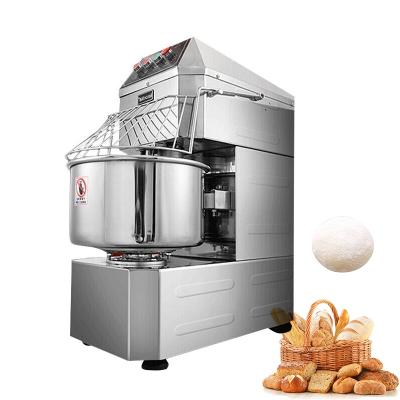 China High Efficency Manufacturers Wholesale Electric Pasta Mixer Bread 40l Stainless Steel Commercial Spiral Dough Mixer for sale