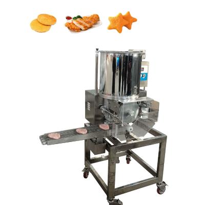 China Hamburger Making Machine Wholesale Price 100kg/H Automatic Hamburger Patty Forming Battering Processing Line for sale