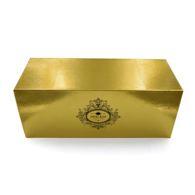 China Furious Luxury Handmade Golden Packaging Gift Box for sale