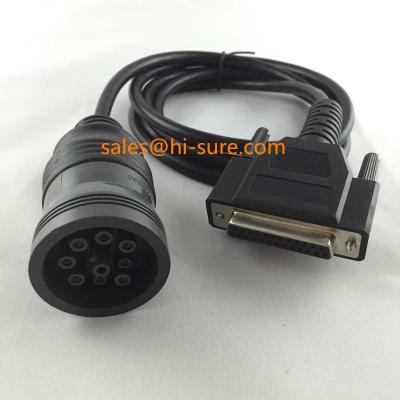 China Truck Connectors J1939 9 Male Connector To DB25 Female Cable For Heavy Duty Truck for sale