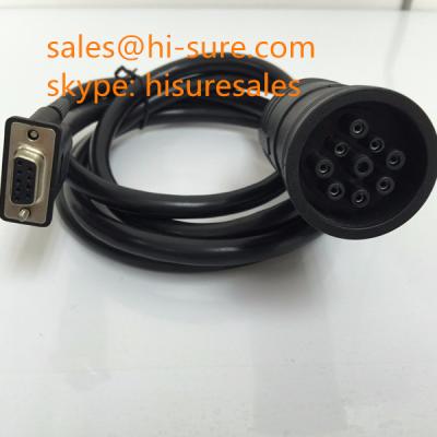 China German truck 9Pin J1939 connector to d-sub db9 cable for sale