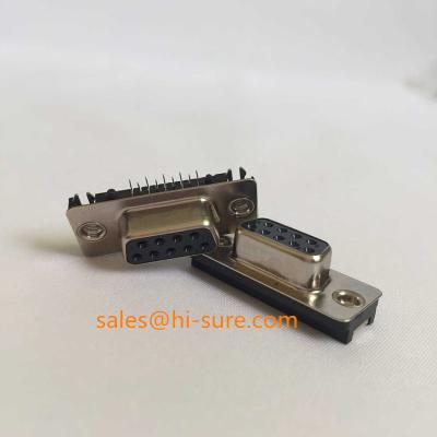 China Automotive rs232 male to female adapter Sullins 223 d-sub RIGHT ANGLE SERIES connector db9 connector for sale