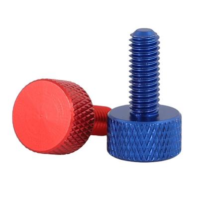 China Aluminum Hand Screw Computer Case Knurled Thumb Screws Head Screw Bolt for sale