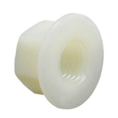 China Popular white black plastic nylon hex flange nut M6 M8 M10 for sale