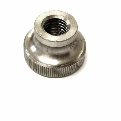 China Factory wholesale fastener stainless steel Internal thread thumb knurled cap nut for sale