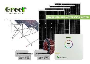 중국 10KW 5KW 태양 전지판은 홀로 태양열발전시스템 오프 그리드 태양계가 서 있습니다 판매용