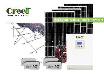 China 5KW 10KW PV Off Grid System Solar Energy Storage Battery System for home use for sale