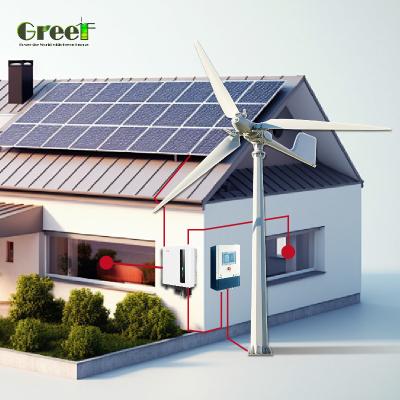 China 98% Hybrid Solar System With 8Kw-10Kw Rated Output Power And 110/220V Output Voltage for sale