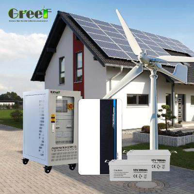 China Ground Mounting Off Grid Solar System with 48VDC Battery Voltage and 50Hz/60Hz Output Frequency for sale