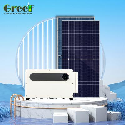 China Efficiency Monocrystalline Solar Panel System With Smart Monitoring For On Grid Usage for sale