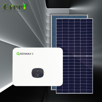 China Smart Grid Tie Solar System 1kW-100kW Capacity With Net Metering And System Monitoring for sale