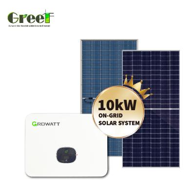 China Monocrystalline Silicon Solar Panel System with Monitoring 1kW-100kW On grid Solar Power for sale