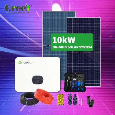 China 3 Years Guarantee Time On Grid Solar System With Monocrystalline Solar Panel And Monitoring System for sale