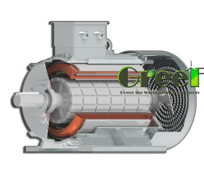 中国 50kw AC Rpm同期永久マグネット交流発電機 販売のため