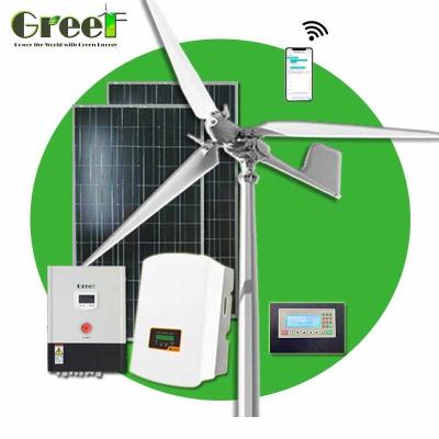 China 5kw Small Electric Pitch Regulated Wind Turbine Easy Install High Output for sale