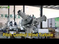 Solar Hybrid Pitch Control Wind Turbine Small 20KW For Electricity Generation