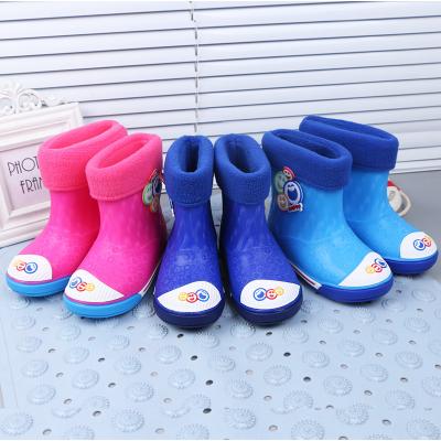 China New Style Lightweight Waterproof Children Kids Rubber Rain Boots for sale