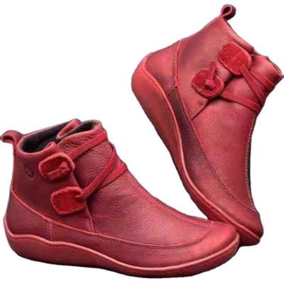 China New style Anti-odor ladies flats shoes flats boots joker warm boots casual shoes in 2020 for sale