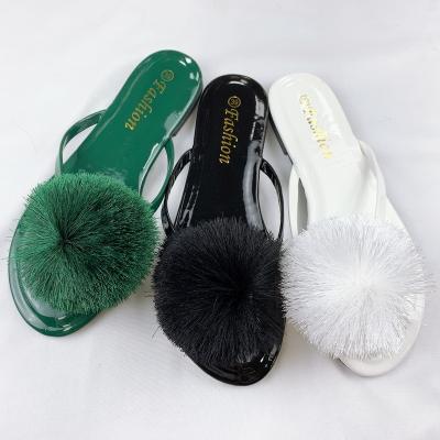 China Disposable Hot-selling indoor and outdoor ladies sexy flip flops and comfortable tassel upper lady slippers for sale