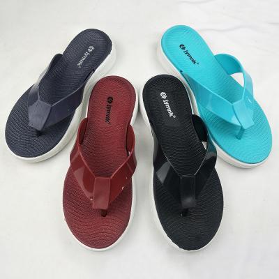 China New Design Ladies Flip Flops Fashion Anti-odor And Comfortable All-match Flat Flip Flops for sale