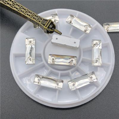 China Bags Top Quality All Sizes Rectangle Glass Rhinestones Pointback Diamantes Stones for DIY Clothing Jewelry Shoes Bag Tool Gem for sale