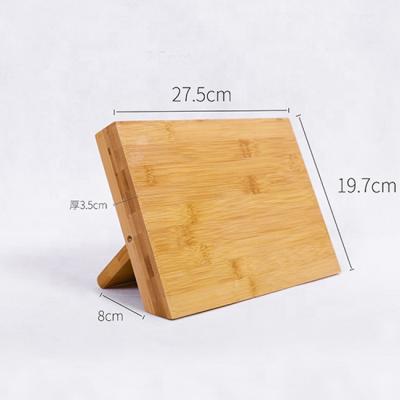 China Amazon Sustainable Hot Sale Factory Custom Eco-friendly Magnetic Wooden Knife Holder For Kitchen Use for sale