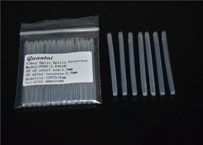 China Two Pins Heat Shrink Splice Sleeve Fusion Protection For Drop Cable / Hot Melt Tube for sale