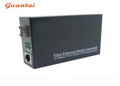 China 10 / 100/1000M Gigabit Ethernet SFP Media Monteerbare FCC van de Convertormuur Overeenstemming Te koop