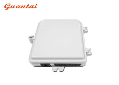 China FTTH 4 - 24 Ports Outdoor Fiber Termination Box White Color IP65 Protective for sale