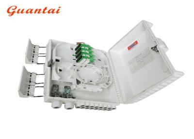 China 16 Ports 16 Core Fiber Optic Termination Box With Steel Tube Type PLC Splitter / Adapter for sale