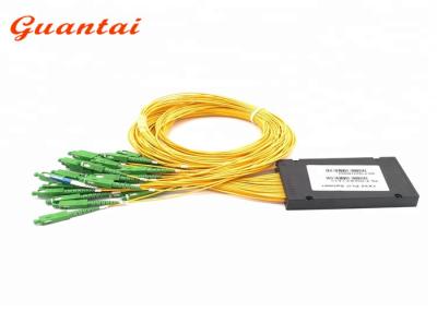 China ABS Box Type Fiber Optic PLC Splitter ABS Material Eco Friendly For Telecom for sale