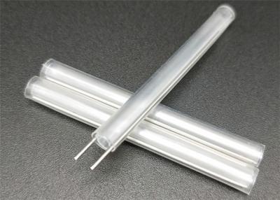 China FTTH Drop Wire Fiber Optic Cable Protection Sleeve 60mm Clear Color With Two Pins for sale