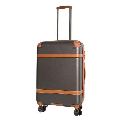 China ABS Aluminum Trolley Case Suitcase 8*360 Spinner Wheels Travel Bags Luggage For Women for sale