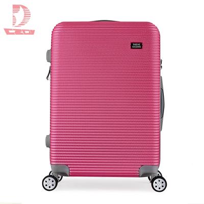 China ABS Fashion Friendly Use 100% ABS Expander 8*360 Spinner Roll Up Hand Suitcase Luggage for sale