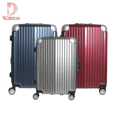 China ABS PC Film ABS 20 24 28 Inch Travel TSA Locks 3 Piece Luggage Set Trolley Cases for sale