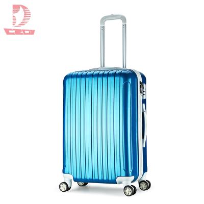 China Hard PC Film ABS Aluminum PC Case Trolley 8*360 Spinner Wheels Travel Fit Luggage for sale