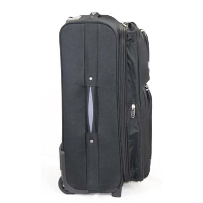 China Aluminum Oxford Trolley Other 600D Polyester Material Bags Suitcase Fancy Luggage for sale