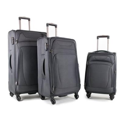 China Aluminum Oxford Trolley Fancy 600D Polyester TSA Lock Bags Suitcase Other Luggage for sale